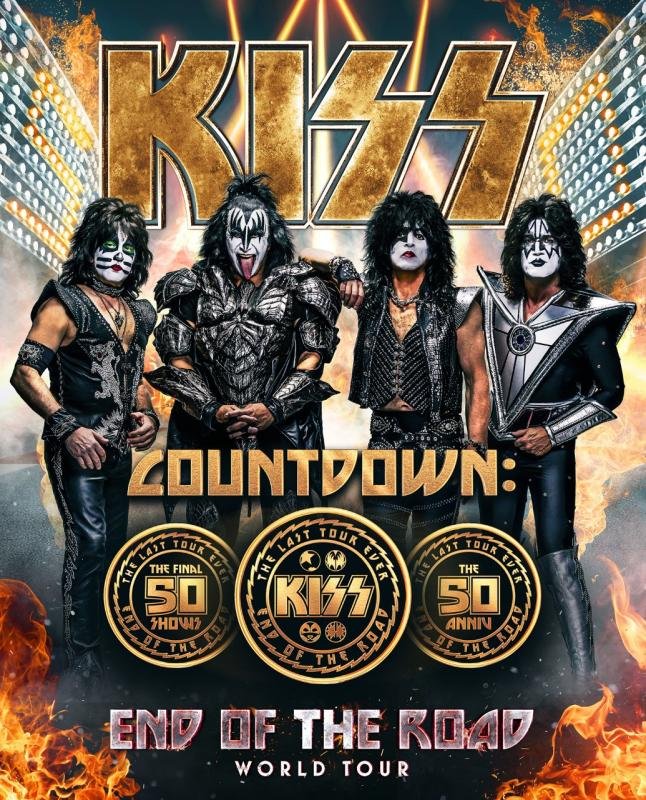 Meet KISS with 2 VIP Tickets to KISS' End of the Road Final Tour